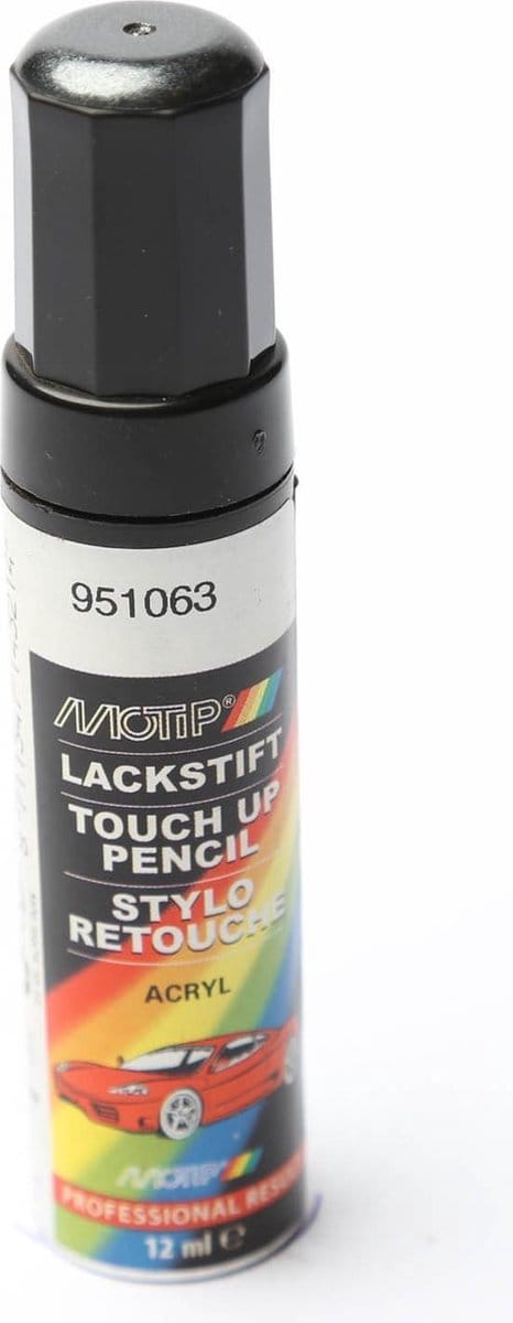 Motip 951063 - Auto lakstift - Grijs Metallic - 12 ml