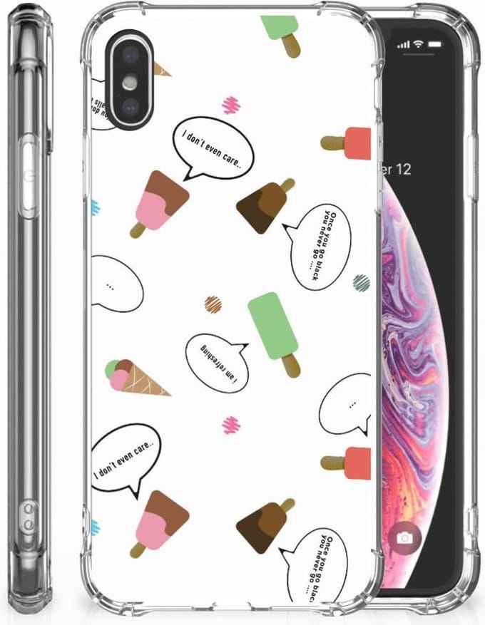 Apple iPhone Xs Max Beschermhoes IJsjes