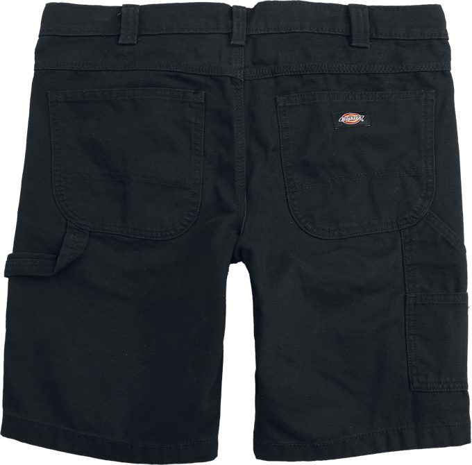 Dickies Shorts - CANVAS CARPENTER SHORT - 30 tot 36 - voor Mannen - zwart