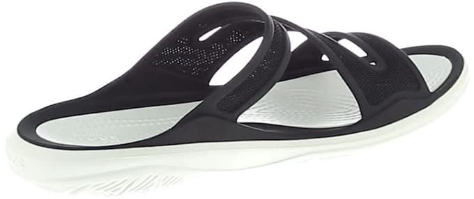 Crocs Swiftwater Telluride Sandalen Zwart/Wit Maat 34/35 US 5