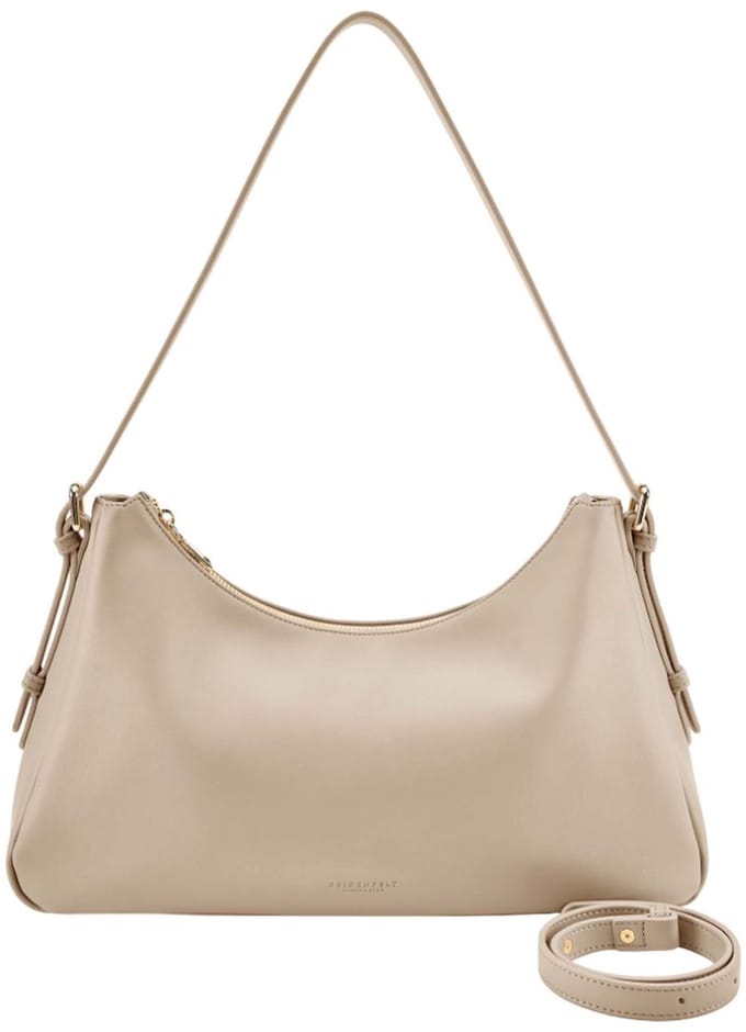 SEIDENFELT MANUFAKTUR schoudertas Nelma Shoulderbag Warm Beige