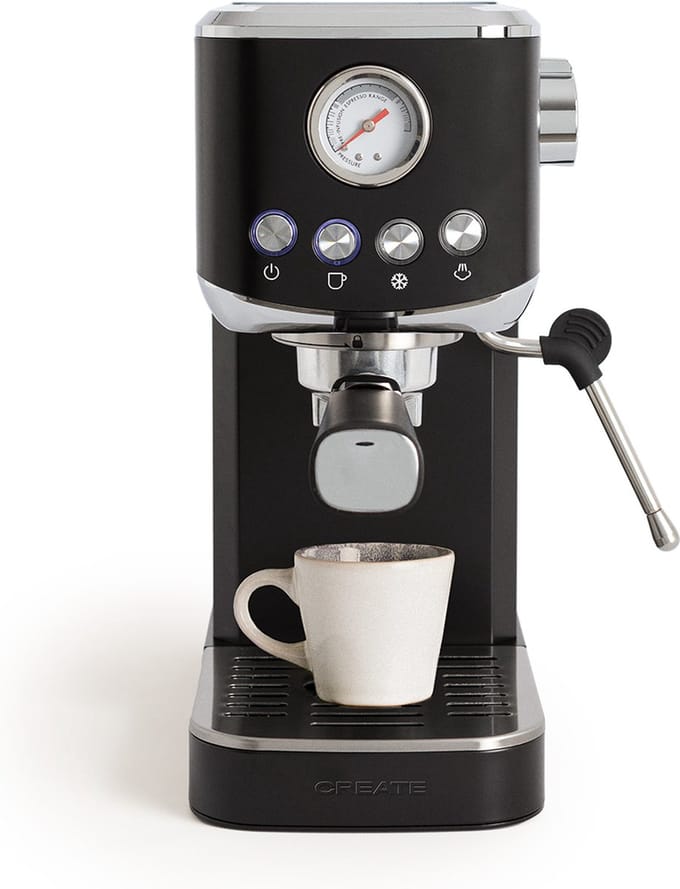 CREATE - Espressomachine met functie voor koude koffie - 20 bar - Zwart - THERA CLASSIC COMPACT COLD BREW
