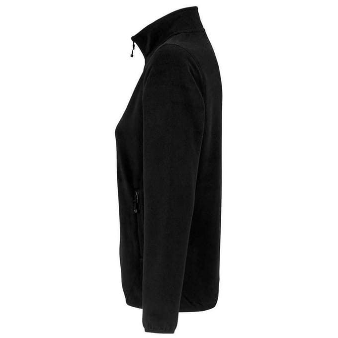 SOLS Dames/Dames Factor Microfleece Recycled Fleece Jacket (Zwart)