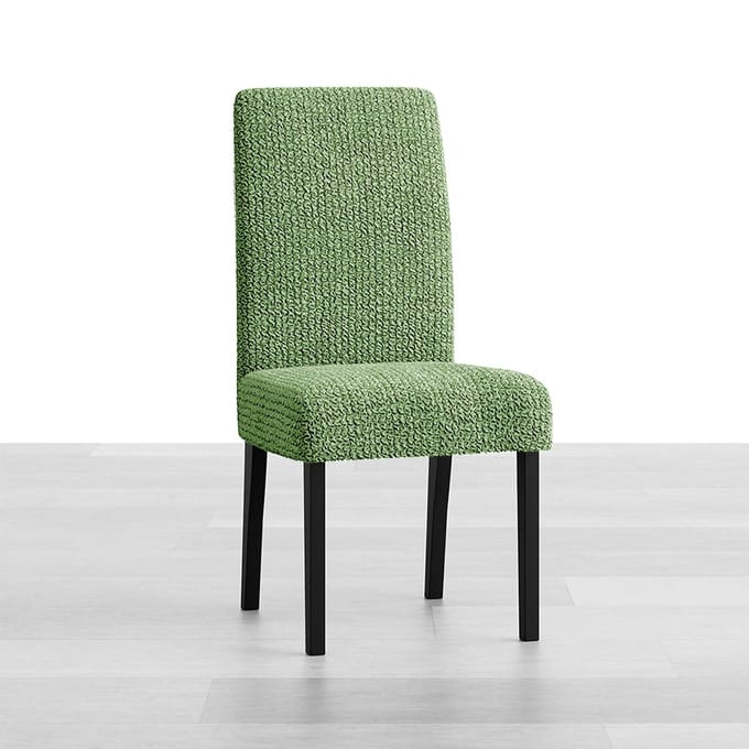 Housse de chaise de salle à manger Collection Microfibre Tissu Polyester Doux Housse de siège de chaise de cuisine Élégante Lavable Housse de meuble