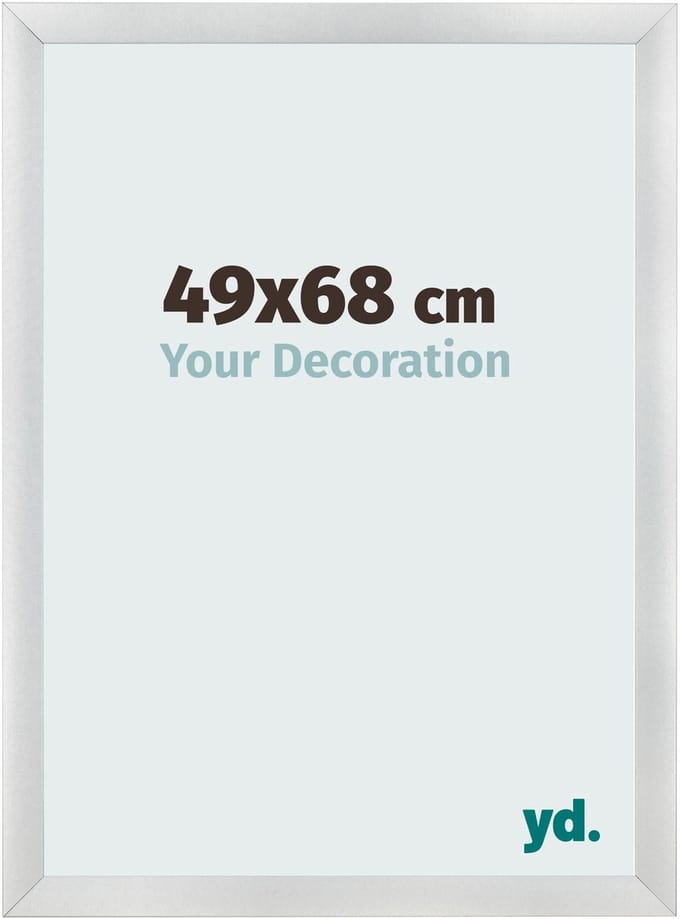 Your Decoration - Fotolijst 49x68 cm - MDF - Zilver Mat - Pisa