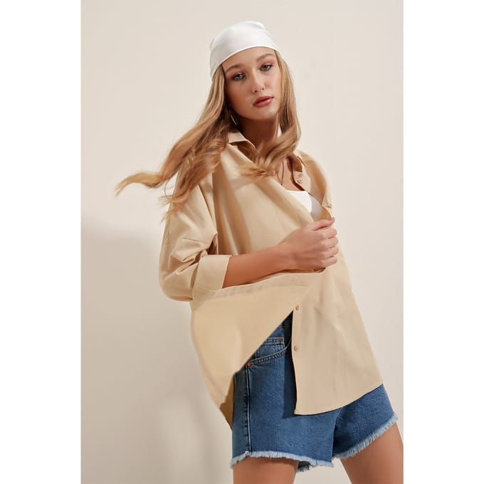 Oversized Poplin 2-Pack Shirt