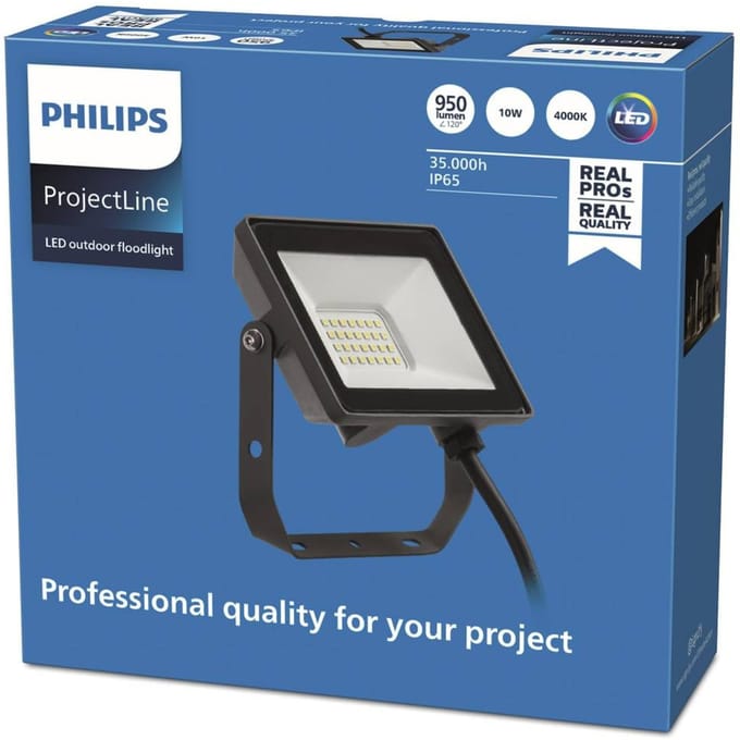Philips ProjectLine straler 10W koel wit licht - 4000K