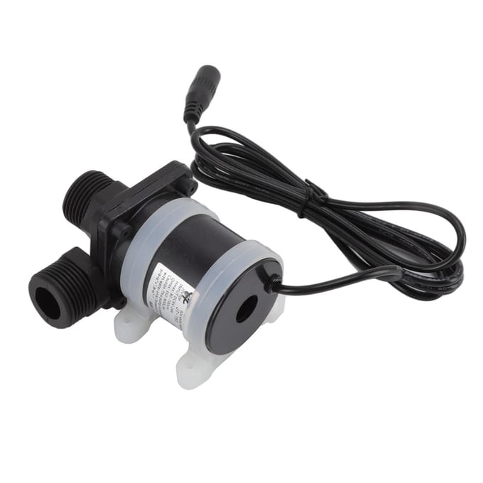 Boosterpomp voor Zonneboiler Douche Vloerverwarming G1/2 Buitendraad Circulerende DC Waterpomp