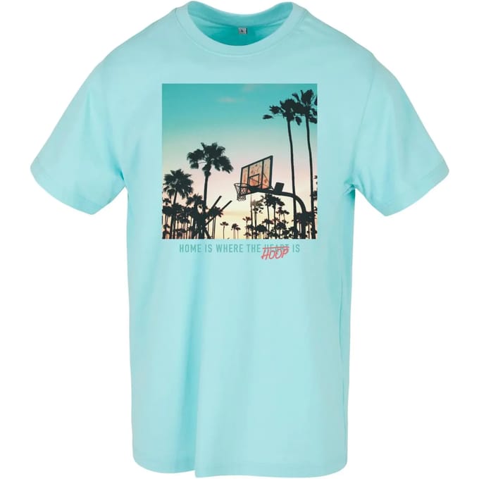Mister Tee - Home Hoop Heren Tshirt - 3XL - Blauw