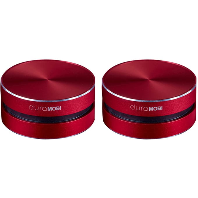 Haut-parleur BT sans fil à Conduction osseuse, Mini son stéréo Portable fort, micro intégré 2 pack rouge