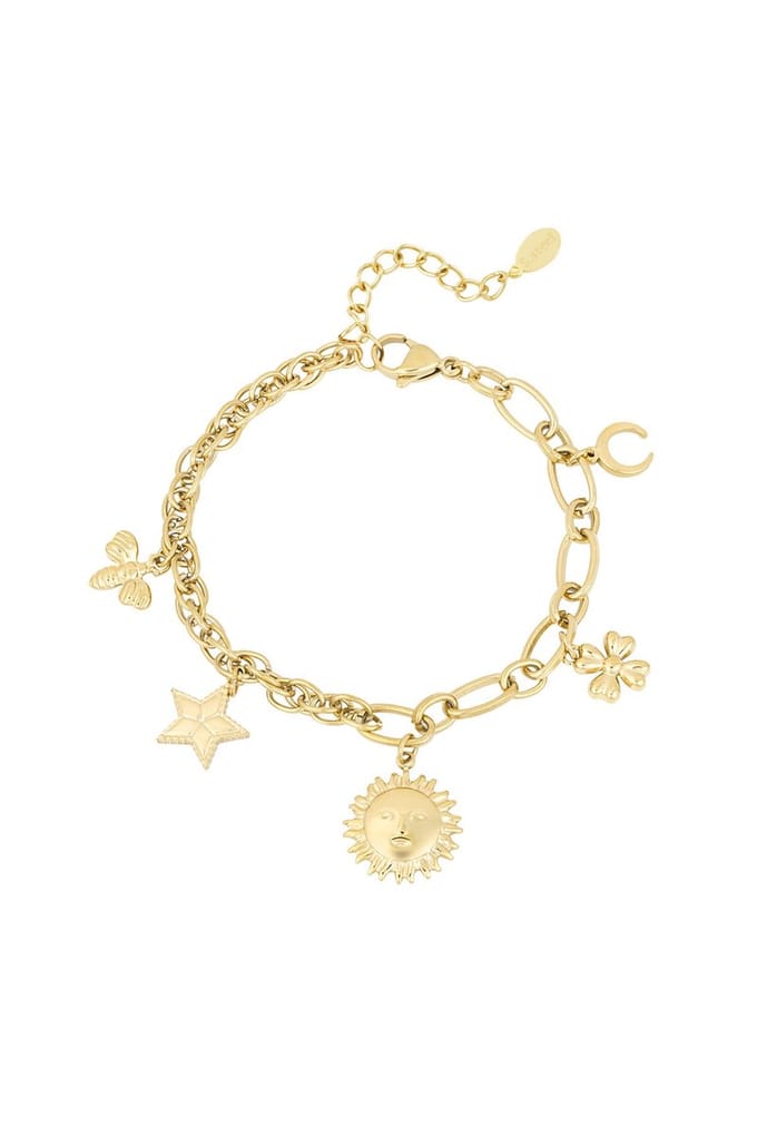 Celestial Charms Dames Armband - Verkleurt niet - Cadeau - Goudlief