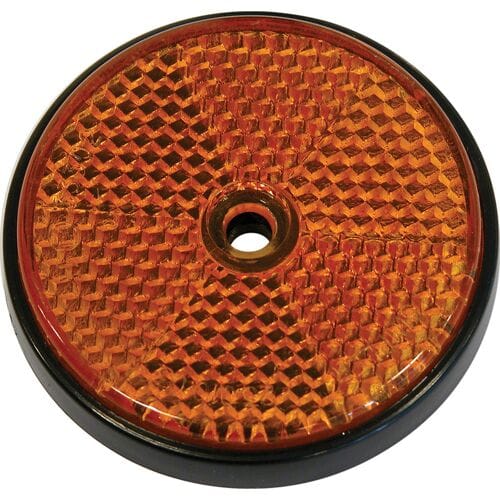 Carpoint Reflectoren Rond Ø 70mm Oranje - 2 Stuks