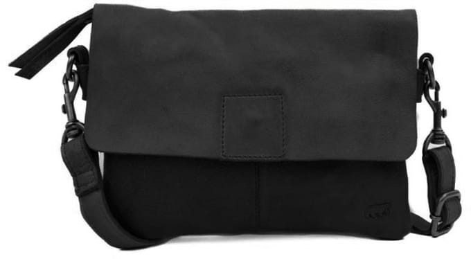Bear Design Billy Crossbodytas Kleine Dames - Leer - Zwart