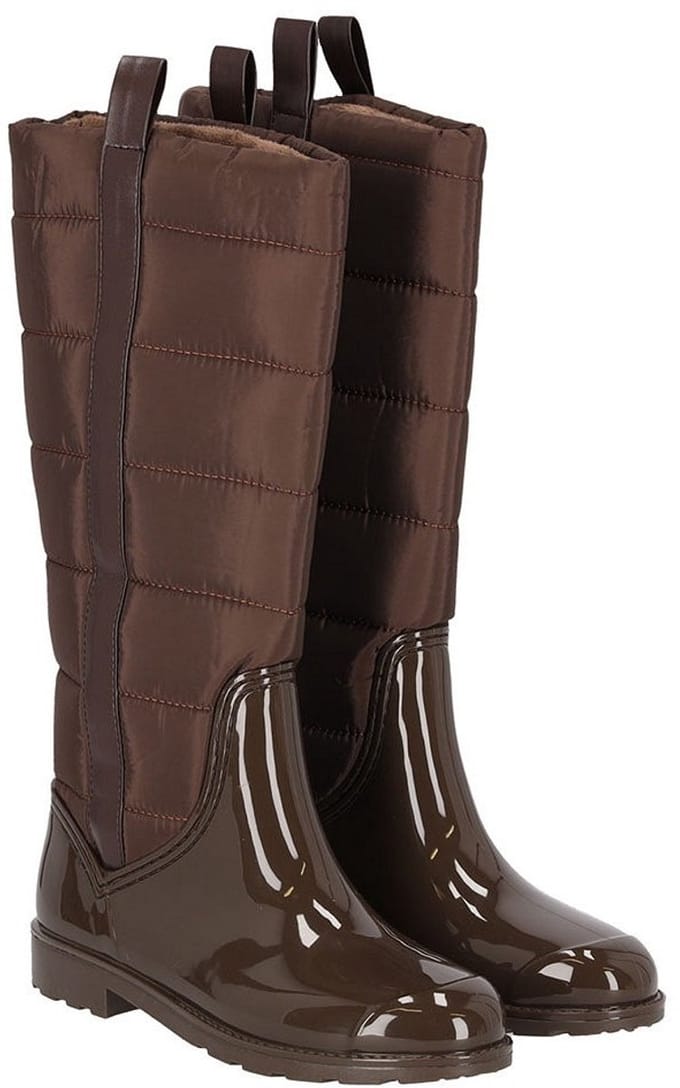 Bruin gevoerde Fashion dames regenlaars van XQ 41
