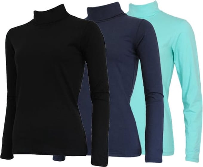 3-Pack Campri - Skipully - Wintersportpully - Dames - Black/Navy/Aruba blue (552) - maat S