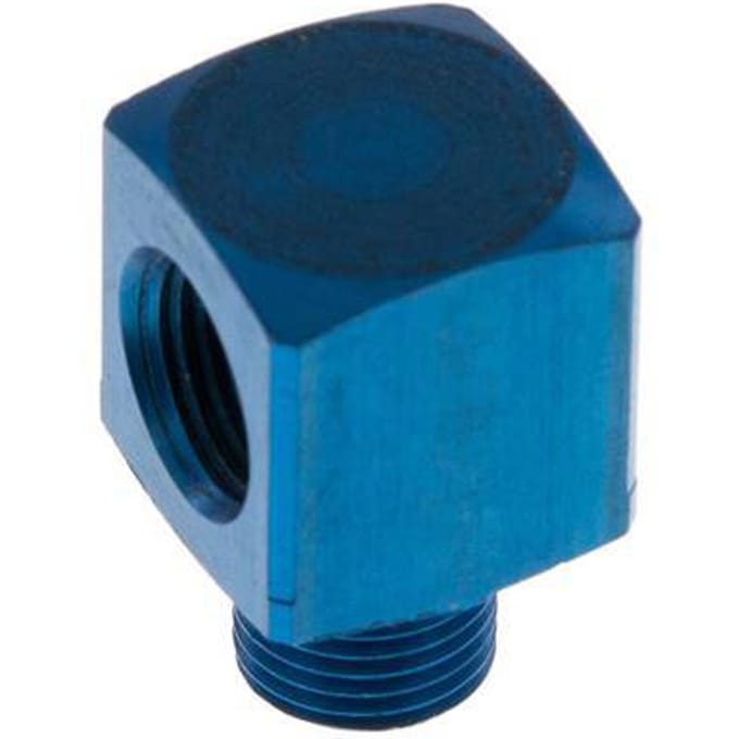 90° L-Koppeling G1/8'' Buitendraad X Binnendraad Aluminium 16bar [2 Stuks]