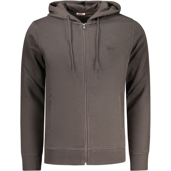 Rifle Grigio Katoenen Heren Hoodie