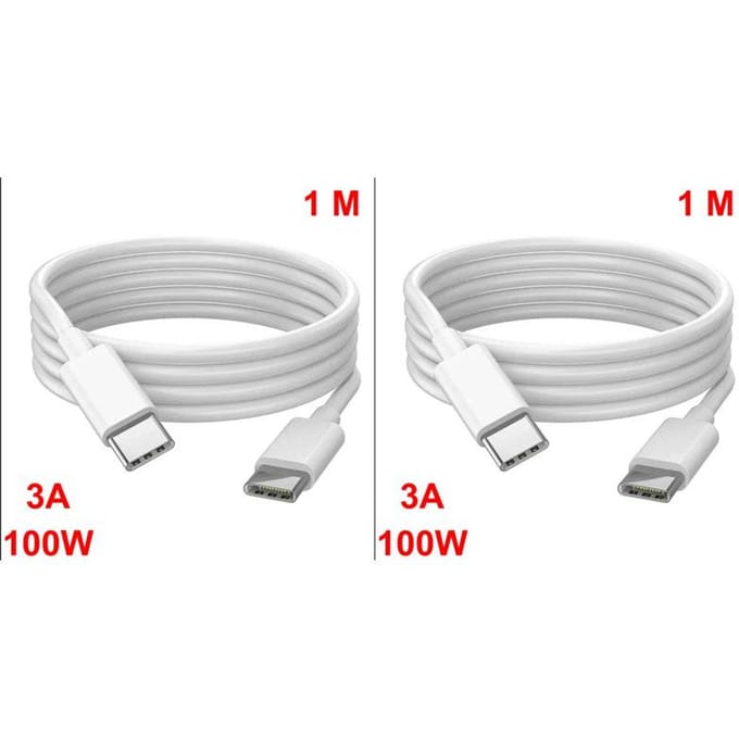 100W USB Type C naar USB C-kabel USB-C PD QC 4.0 snellaadkabel voor iPhone 15 Samsung Xiaomi Type-C USBC-kabel