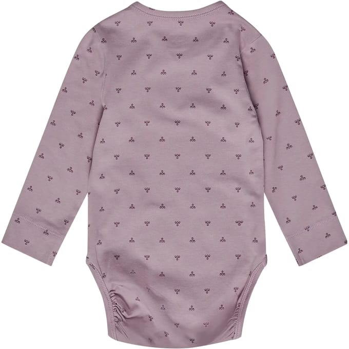 Hummel kinderbody met lange mouwen Hmlmini Bee Aop L/S 230320