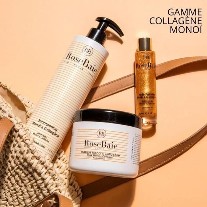Rosebaie Shampooing Monoï x Collagène 500ml