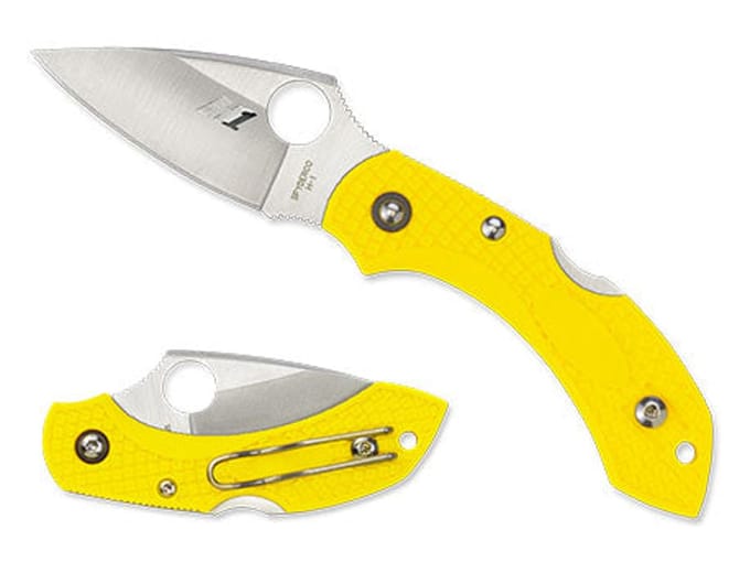 Spyderco Zakmes Salt Dragonfly 2 Yellow H-1 PE