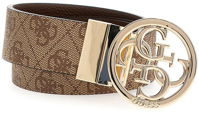 GUESS Riem Noelle Nolana Belt W75 Latte Logo Bruine