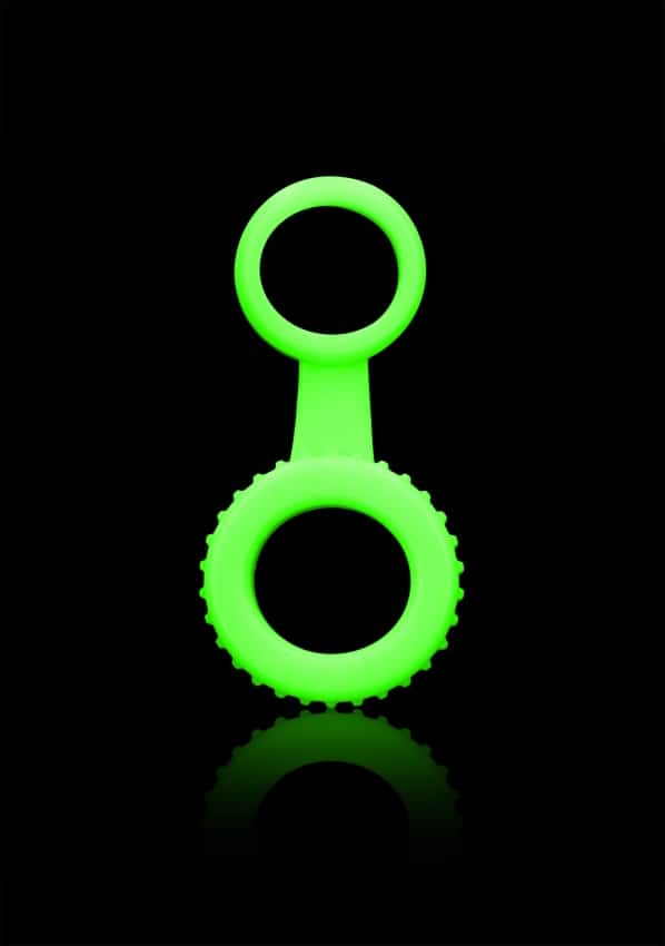 Glow in the Dark - Cockring en Ball Strap