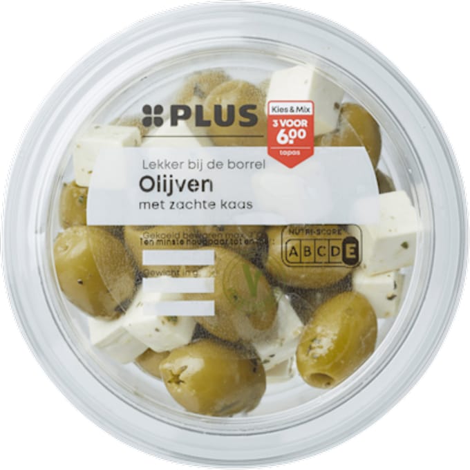Olijven zachte kaas