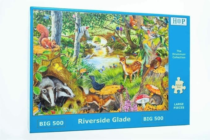 House of Puzzles legpuzzel Riverside Glade 500 XL stukjes landschap.
