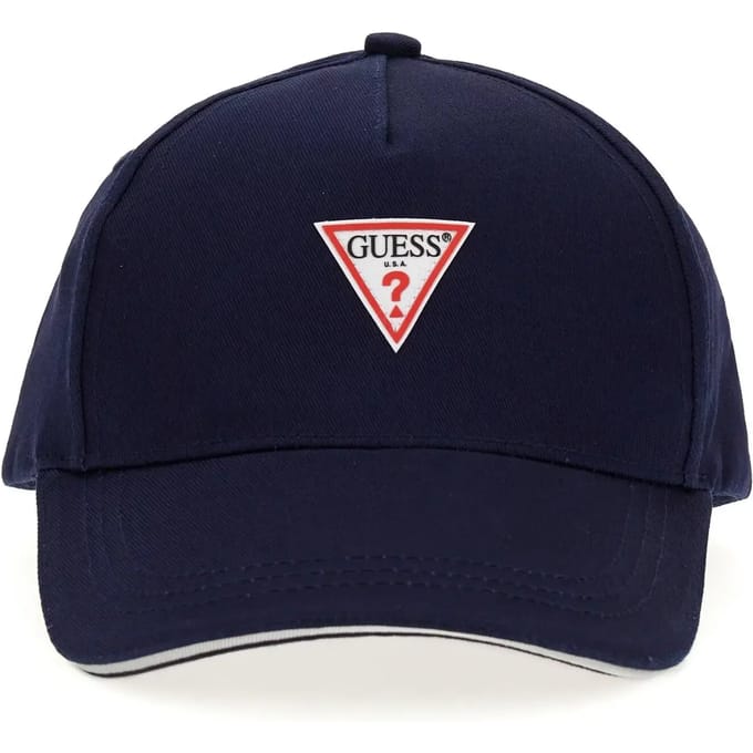 Statet Street-Style Cap with Adjustable Strap - Blue Hats