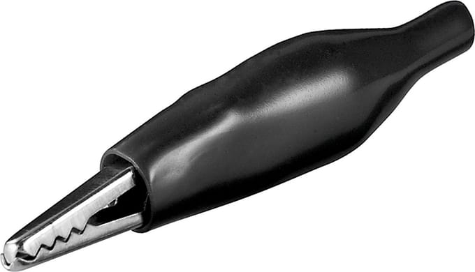 Krokodillenklem 32,5 mm / zwart