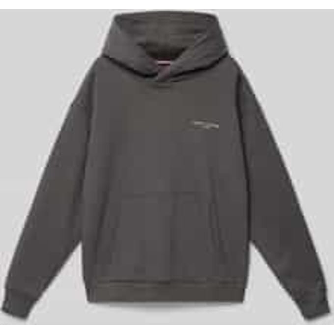 Regular fit hoodie van katoenmix