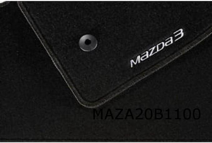Mazda 3 (10/13-3/19) Mattenset 'standaard' (4x) Origineel! BHR1V0320