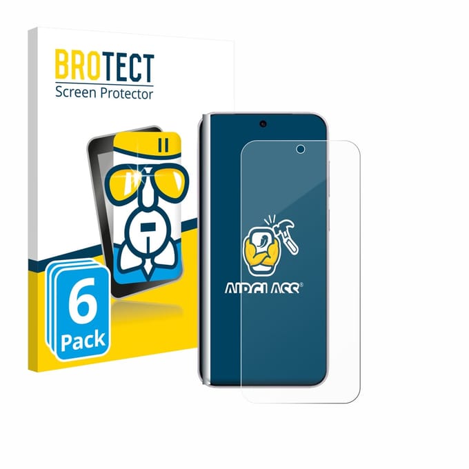 Screenprotector 6 Stuks voor Vivo X300 Pro Beschermglas transparant