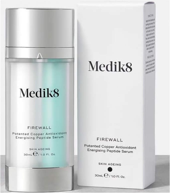 Medik8 Firewall Patented Copper Antioxidant Energising Peptide Serum 30ml