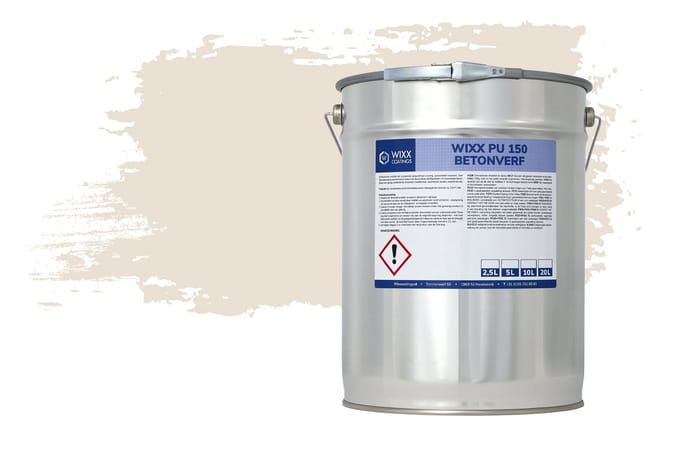 Wixx PU 150 Betonverf - 20L - RAL 9001 | Crèmewit
