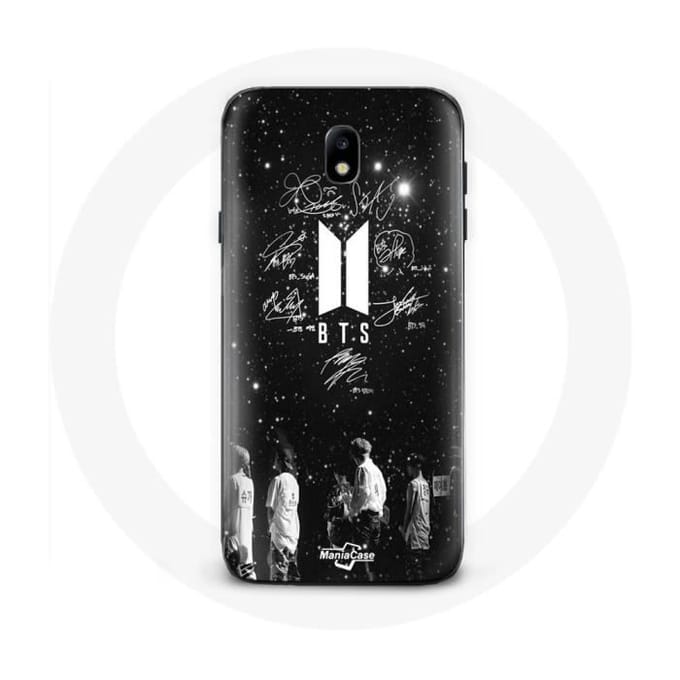 Coque - BTS - Samsung Galaxy J3 2017 - Souple - Noir - Membres BTS