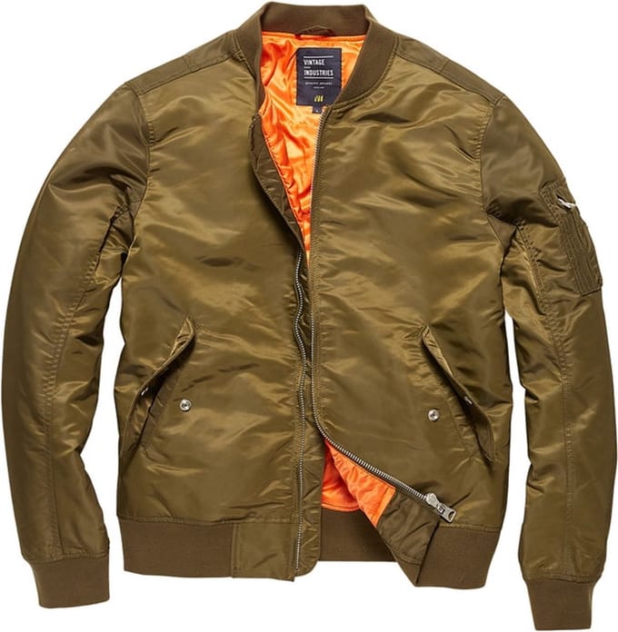 Vintage Industries Welder all season bomberjacket olive 3XL