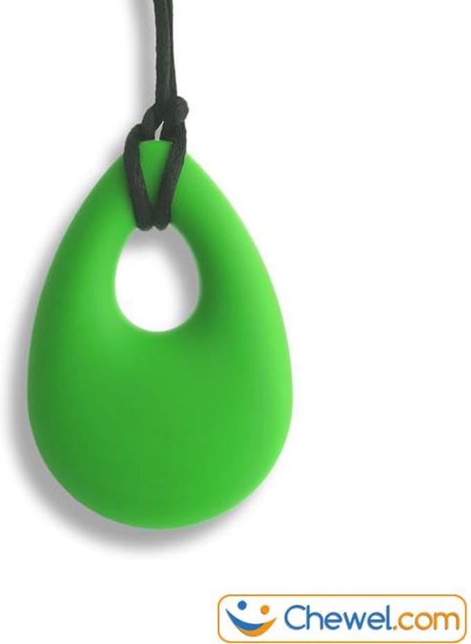 Bijtketting Kauwketting | Druppel | Chewelry | Limegroen | Chewel ®