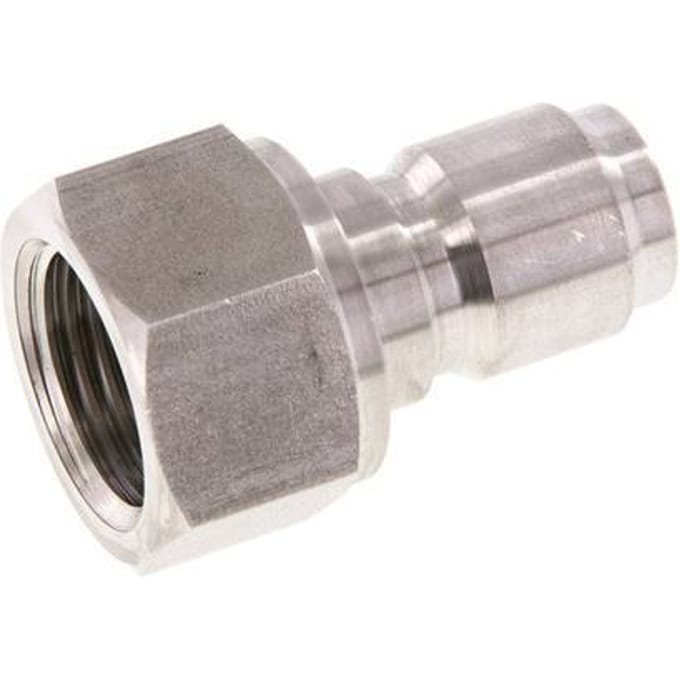 RVS DN 12 Spuitpistool Insteeknippel G 1/2 inch Buitendraad