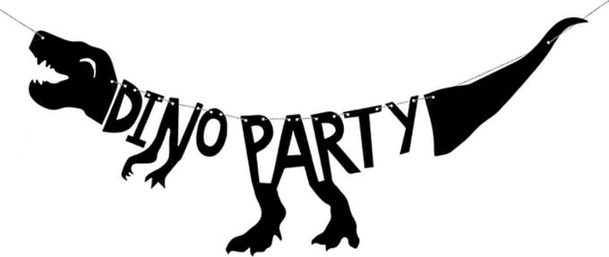 Party Deco Banner Dinosaurus - Dino Party