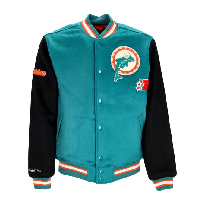 College Jacket NFL Team Legacy Varsity-jack voor heren Miadol Teal/zwart