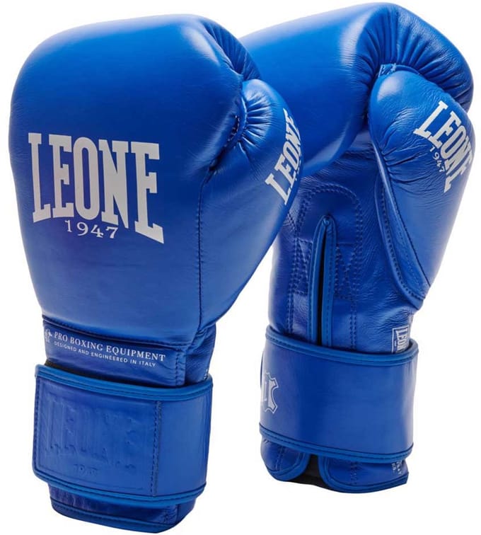 Leone1947 The Greatest Kunstleren Bokshandschoenen Blauw 16 oz