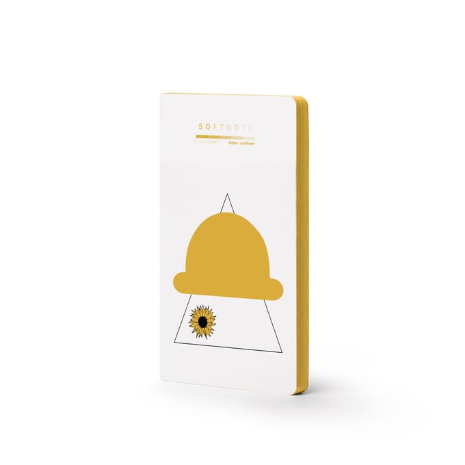 SOFTNOTE - Bullet journal - 192 bladzijden - formaat 13x21cm - 80 grams ECO papier - Sunflower Yellow