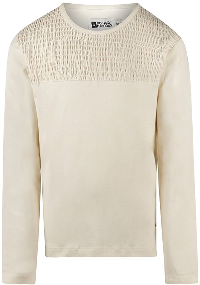No Way Monday - Meisjes shirt - Offwhite