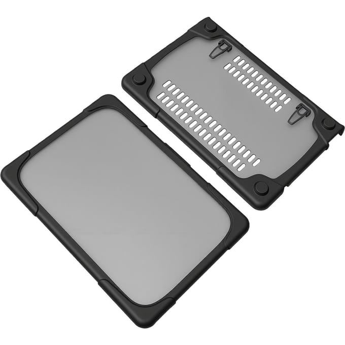 Beschermhoes Geschikt voor MacBook Neo A3404 13-inch Laptop Heavy Duty Krasbestendig Harde Schaal Beschermhoes zwart