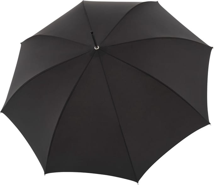 doppler Manufaktur Paraplu Diplomat Oxford Black Zwart