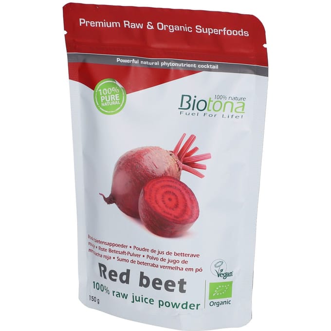 Biotona Red beet raw powder bio 150 Gram