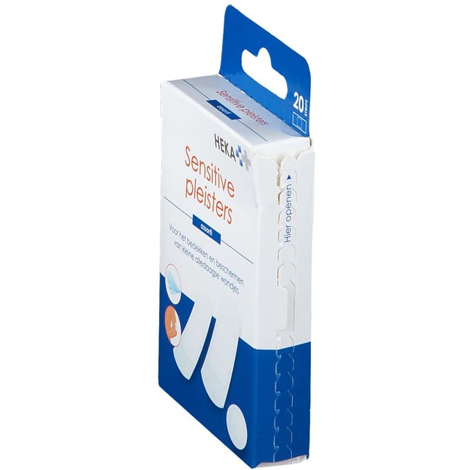 HEKA - Sensitive pleisters - Hypoallergeen - verschillende maten - 20 stuks