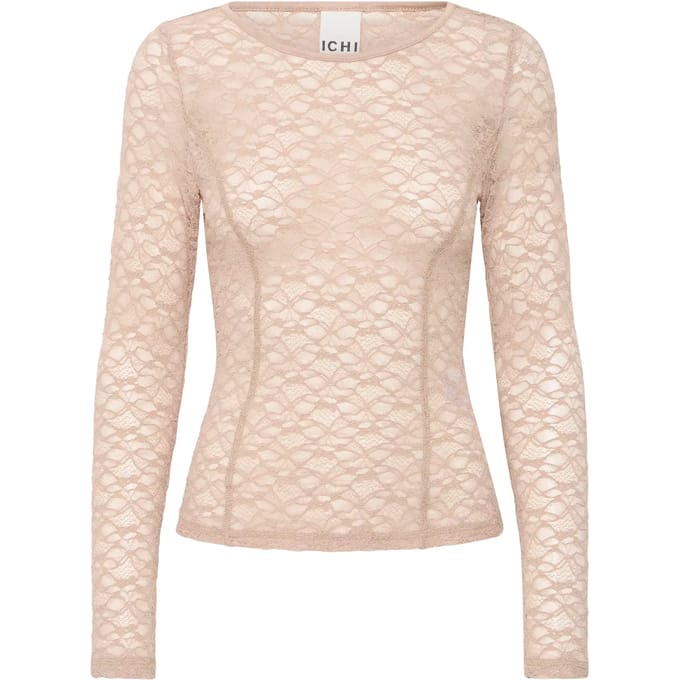 Dames-T-shirt met lange mouwen Ichi Lacey